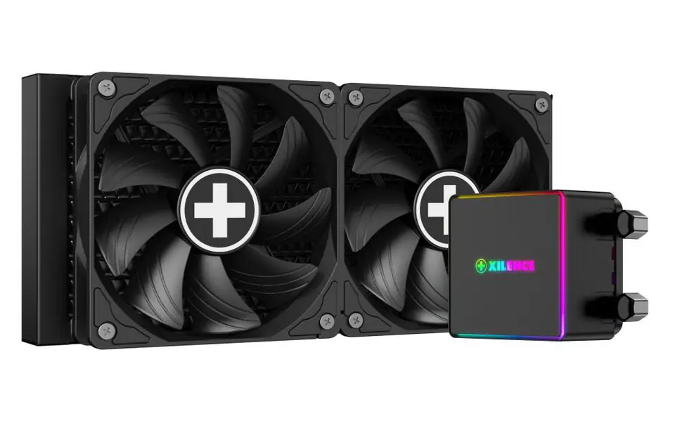 ⁨Xilence LiQuRizer RGB XC982 Procesor Zestaw do chłodzenia płynami 12 cm Czarny⁩ w sklepie Wasserman.eu