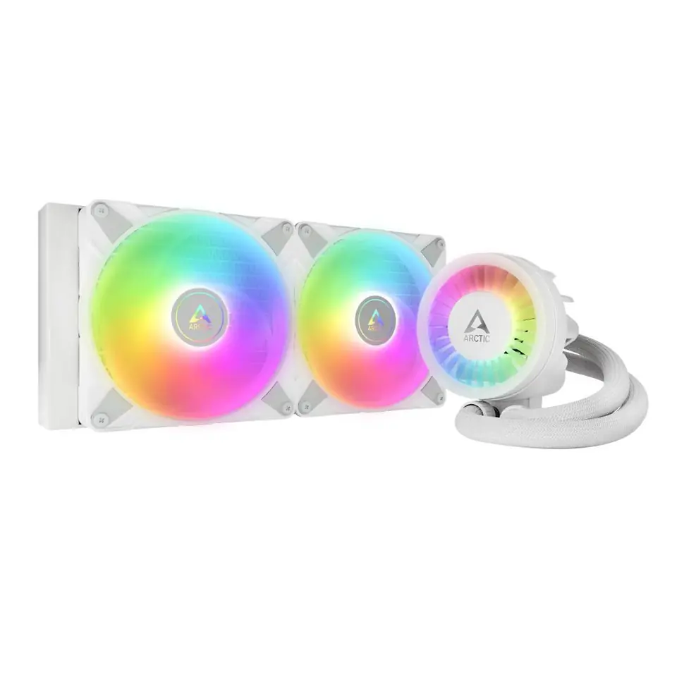 ⁨ARCTIC Liquid Freezer III 280 A-RGB Procesor Chłodnica cieczy all-in-one 14 cm Biały 1 szt.⁩ w sklepie Wasserman.eu