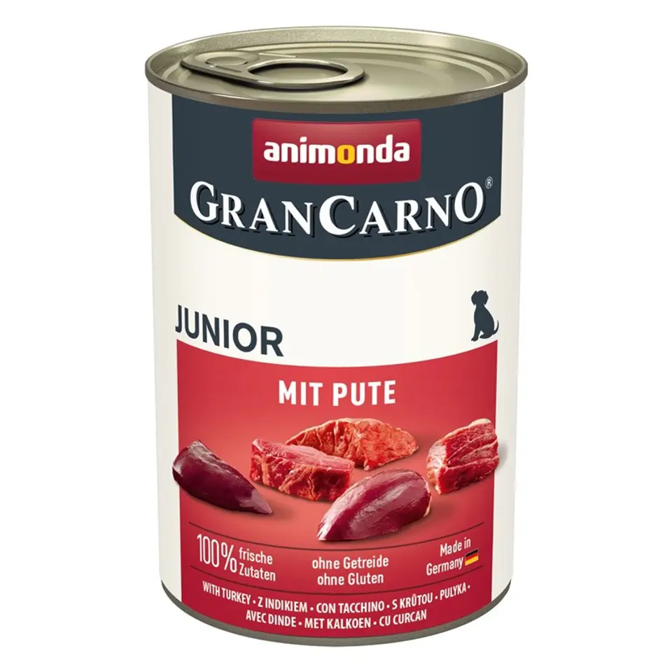 ⁨ANIMONDA GranCarno Junior z indykiem 400g⁩ w sklepie Wasserman.eu