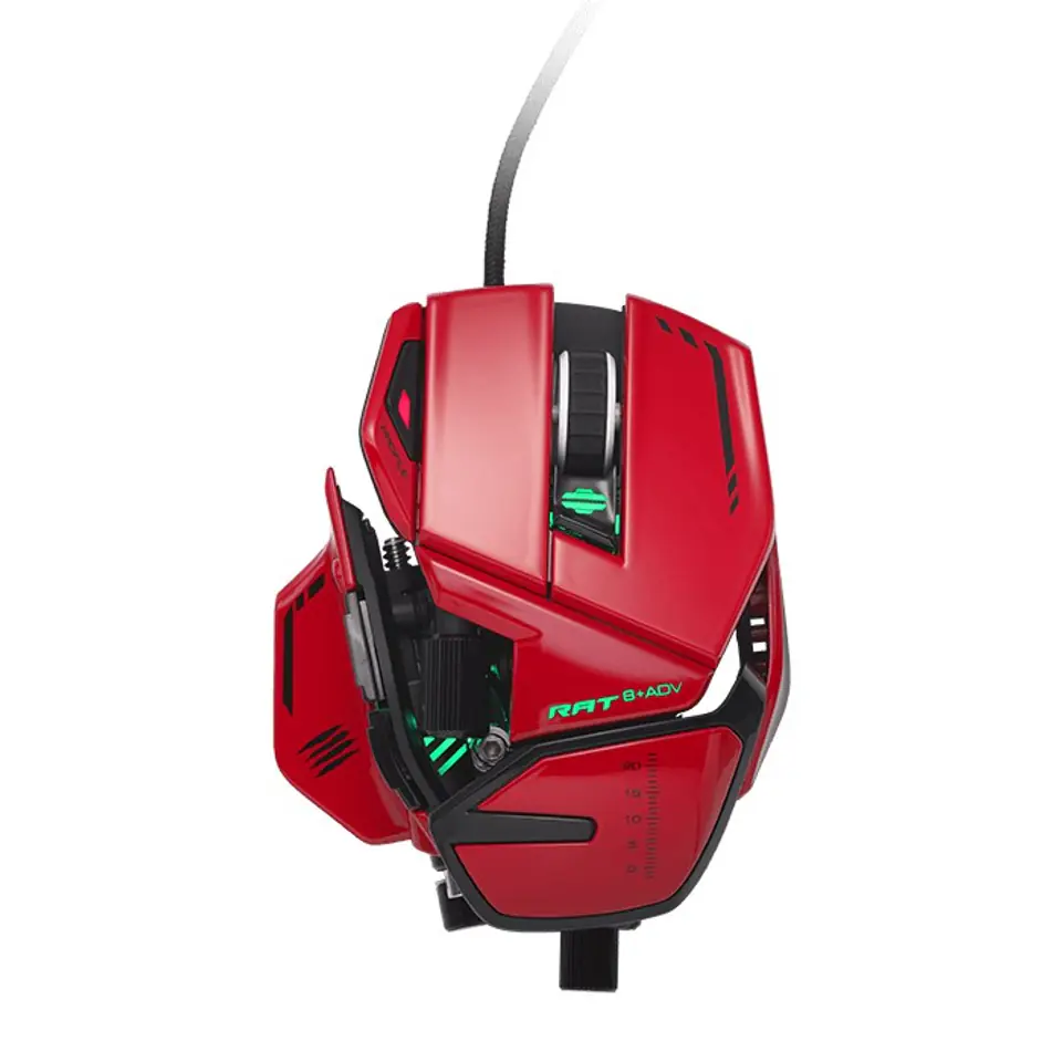 ⁨Mad Catz R.A.T 8+ ADV mouse Right-hand USB Type-A Optical 20000 DPI⁩ at Wasserman.eu