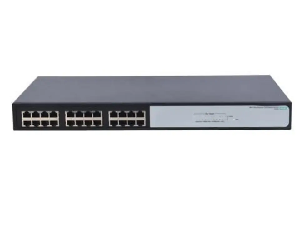 ⁨HPE OfficeConnect 1420 24G Unmanaged Gigabit Ethernet (10/100/1000) 1U Black⁩ at Wasserman.eu