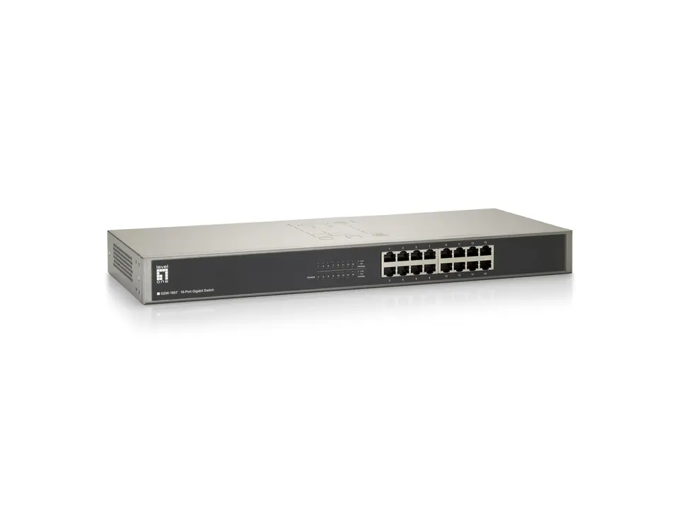 ⁨LevelOne GSW-1657 - switch - 16 porte⁩ at Wasserman.eu