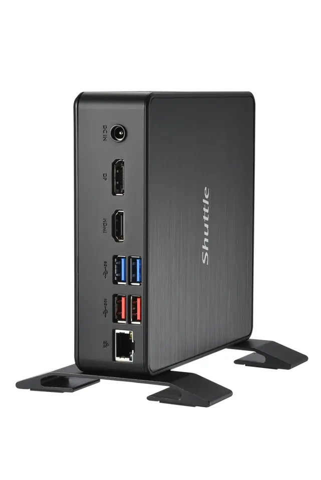 ⁨Shuttle NC40U5 komputer typu barebone 0.84L sized PC Czarny i5-1235U Intel SoC⁩ w sklepie Wasserman.eu