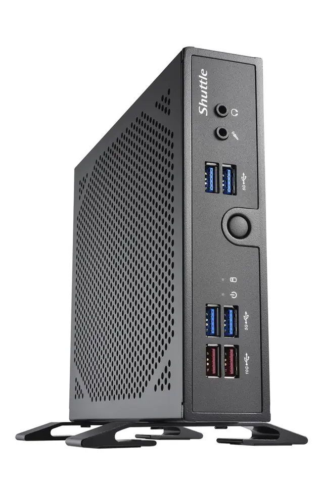 ⁨Shuttle XPC slim Barebone DS50U7, i7-1355U, 2x LAN (1x 2.5Gbit ,1x 1Gbit), 1xCOM,1xHDMI,1xDP, 1x VGA, fanless, 24/7 permanent operation⁩ at Wasserman.eu