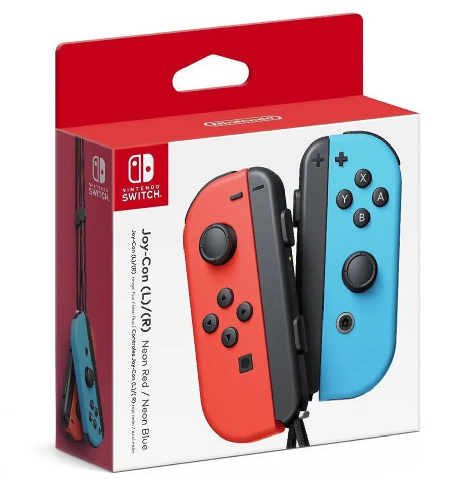 ⁨Nintendo Joy-Con Niebieski, Czerwony Bluetooth Gamepad Analogowa/Cyfrowa Nintendo Switch⁩ w sklepie Wasserman.eu