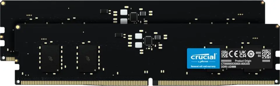 ⁨MEMORY DIMM 32GB DDR5-4800/KIT2 CT2K16G48C40U5 CRUCIAL⁩ w sklepie Wasserman.eu