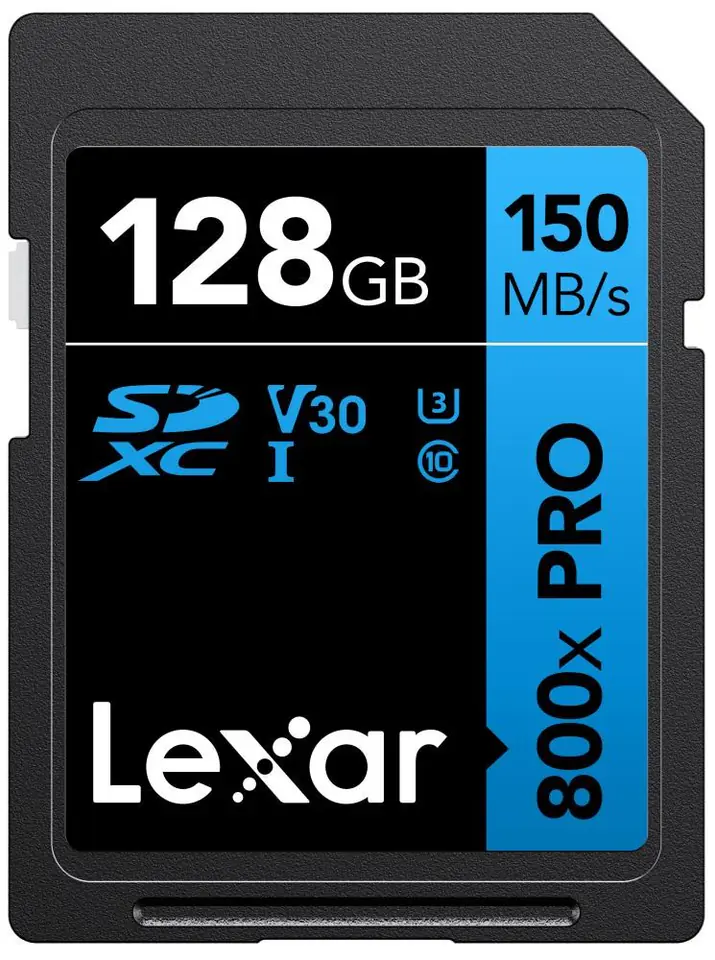 ⁨Lexar Memory Card | Professional 800x PRO | 128 GB | MicroSDXC | Flash memory class UHS-I⁩ at Wasserman.eu