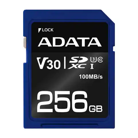 ⁨MEMORY SDXC 256GB V30/ASDX256GUI3V30S-R ADATA⁩ at Wasserman.eu