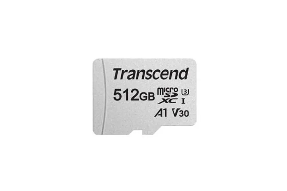 ⁨Transcend microSD Card SDXC 300S 512GB with Adapter⁩ at Wasserman.eu