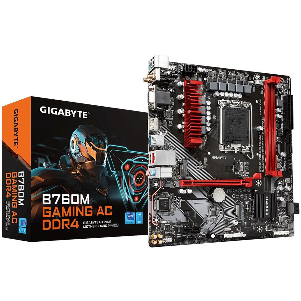 ⁨MB B760 S1700 MATX/B760M GAM AC DDR4 1.1 GIGABYTE⁩ w sklepie Wasserman.eu