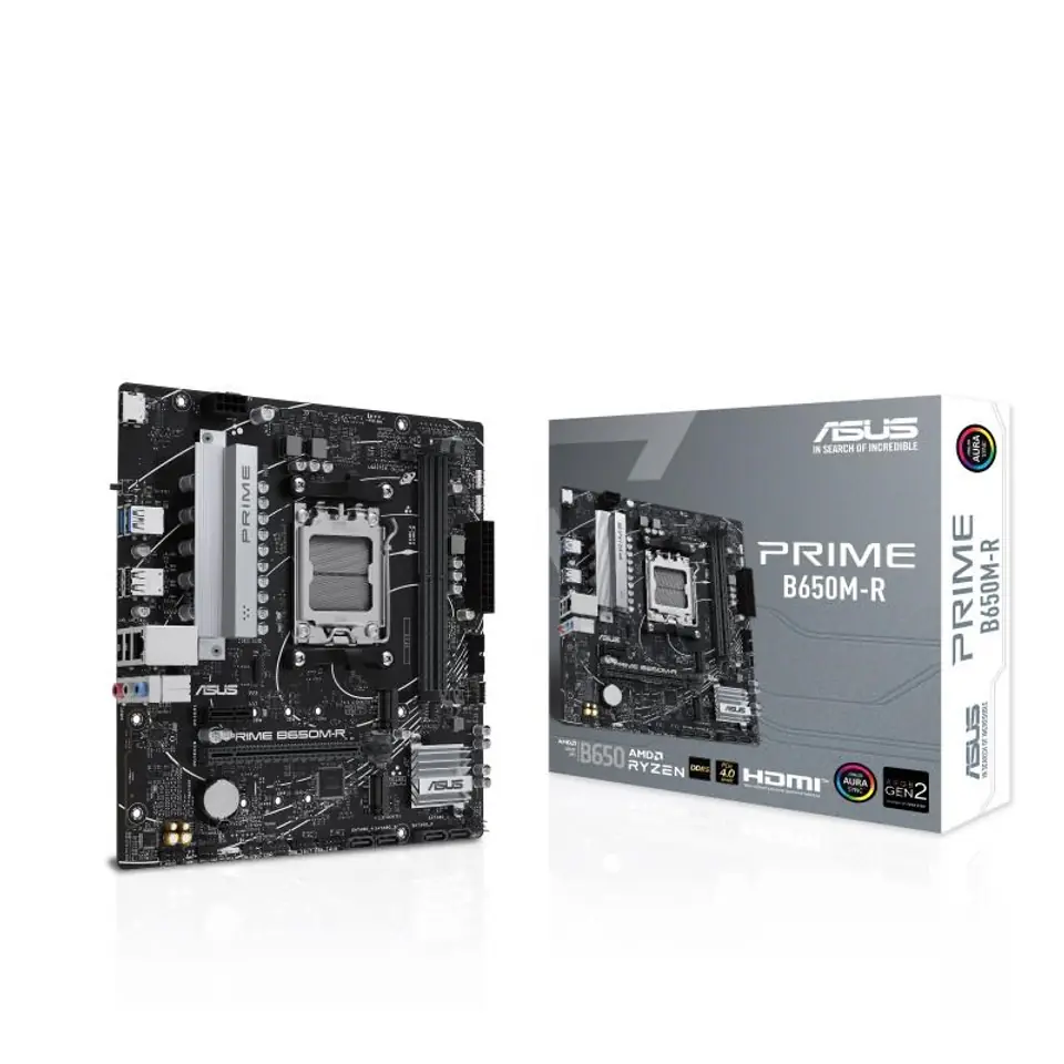 ⁨MB AMD B650 SAM5 MATX/PRIME B650M-R ASUS⁩ w sklepie Wasserman.eu