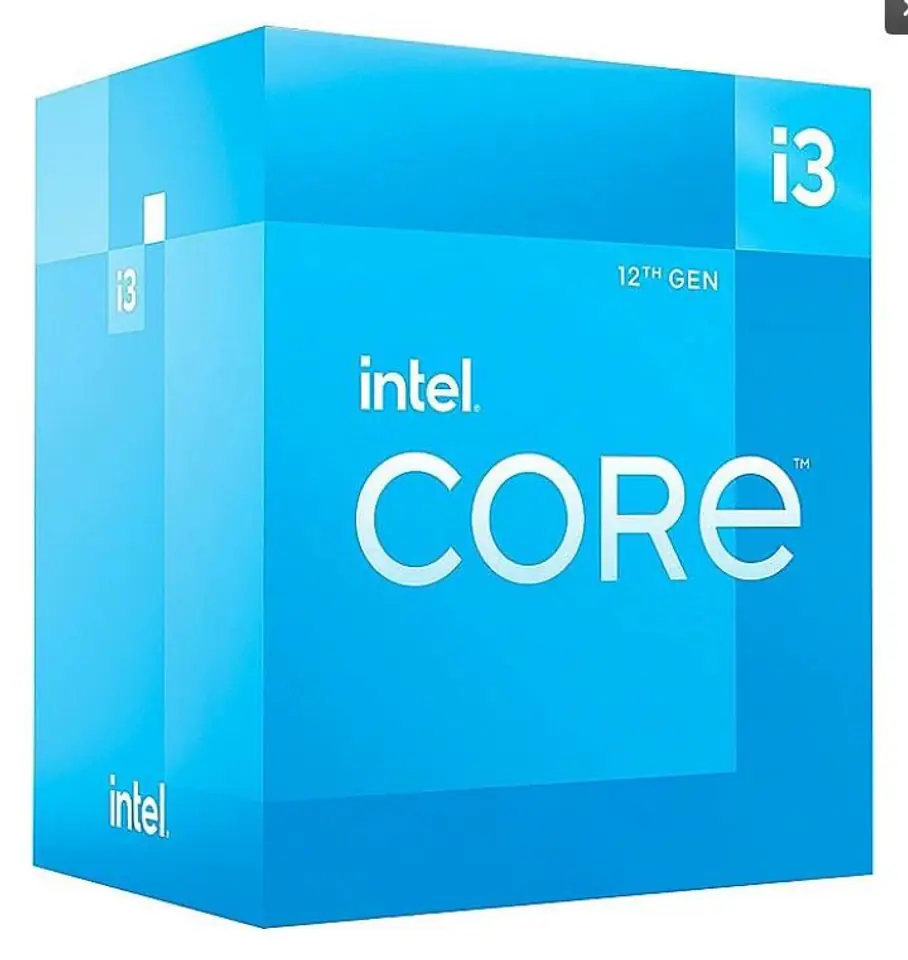 ⁨CPU CORE I3-12100 S1700 BOX/3.3G BX8071512100 S RL62 IN⁩ at Wasserman.eu