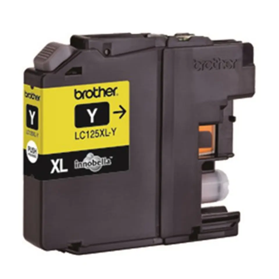 ⁨Brother LC-125XLY ink cartridge 1 pc(s) Original Yellow⁩ at Wasserman.eu