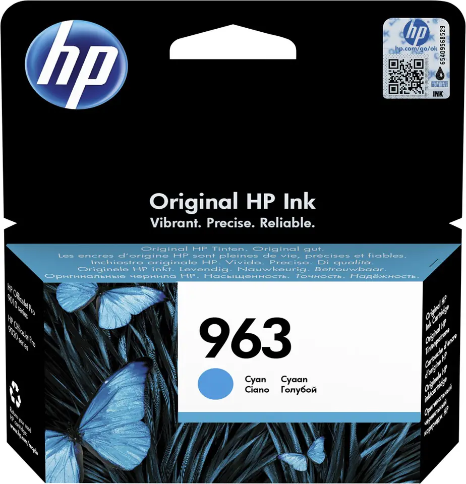 ⁨HP 963 oryginalny wkład atramentowy błękitny⁩ w sklepie Wasserman.eu