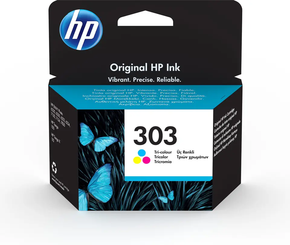 ⁨HP 303 Tri-color Original Ink Cartridge⁩ at Wasserman.eu