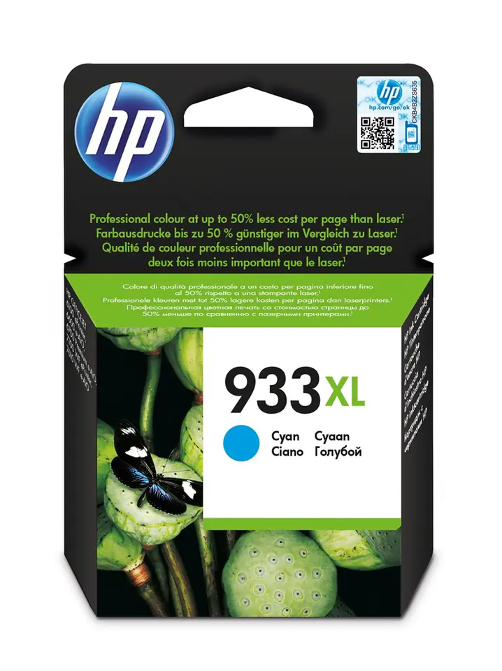 ⁨HP 933XL oryginalny wkład atramentowy błękitny XL⁩ w sklepie Wasserman.eu