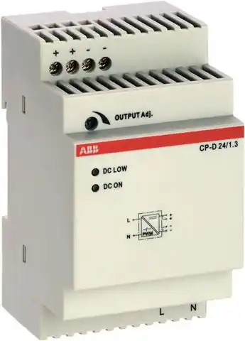 ⁨CP-D 24/1.32 switching power supply input: 100-240VAC output: 24VDC/1.3A (1SVR427043R0100) (1SVR427043R0100)⁩ at Wasserman.eu