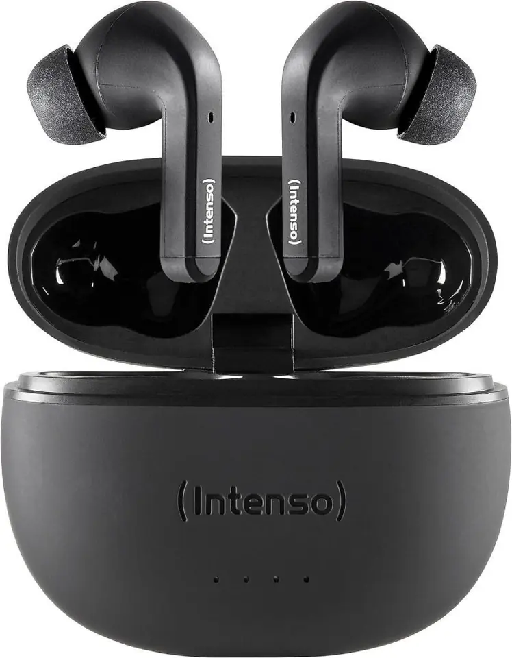 ⁨Intenso Black Buds T300A Słuchawki True Wireless Stereo (TWS) Douszny Połączenia/Muzyka/Sport/Codzienność USB Type-C Bluetooth Czarny⁩ w sklepie Wasserman.eu