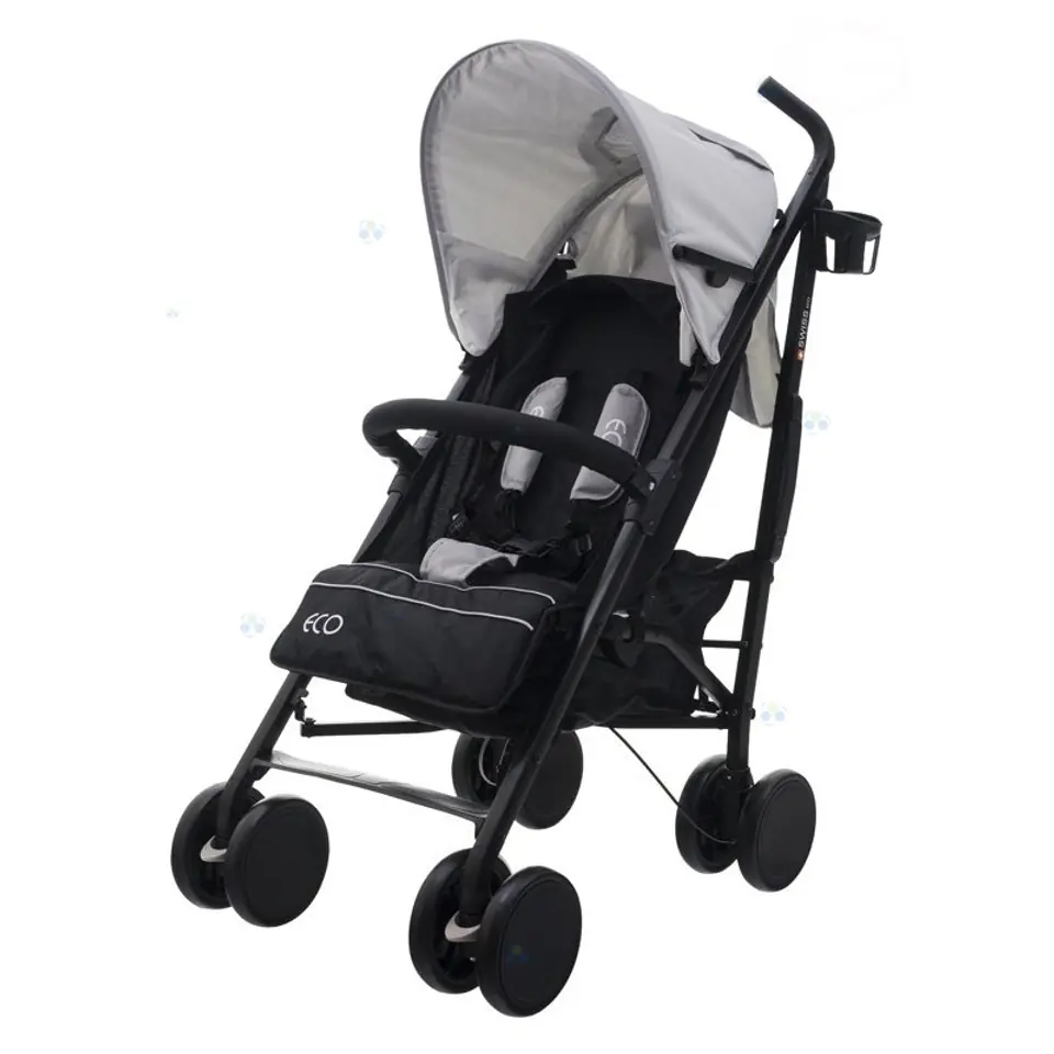WÓZEK ECO SWISS DESIGN 300D SZARY #D1 Jasno szary w sklepie Wasserman.eu