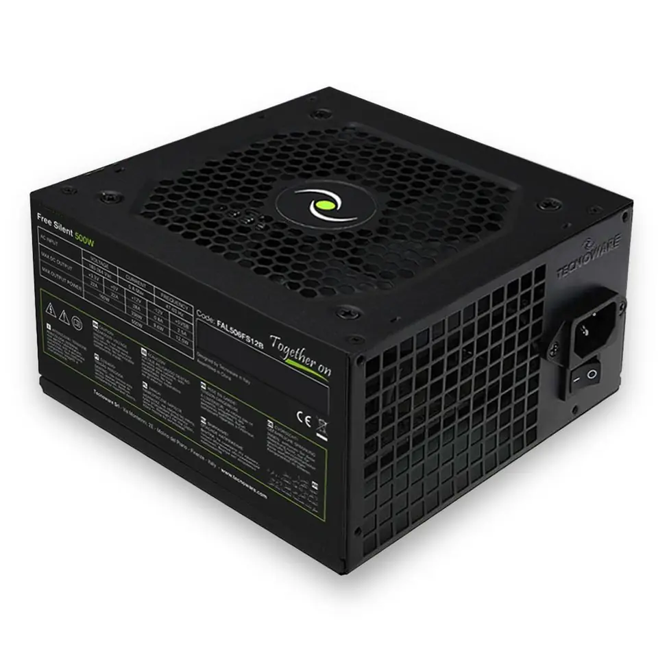 ⁨ATX 500W POWER SUPPLY ENCLOSURE FAL506FS12B TECNOWARE⁩ at Wasserman.eu