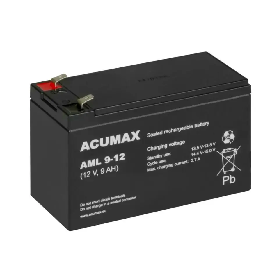 ⁨BATTERY 12V 9AH C20/AML9-12T2 EMU⁩ w sklepie Wasserman.eu