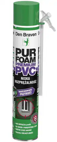 ⁨Piana wężykowa Pur Foam Premium PVC 750ml Piana Purfoam PCV wężyk 750ml⁩ w sklepie Wasserman.eu