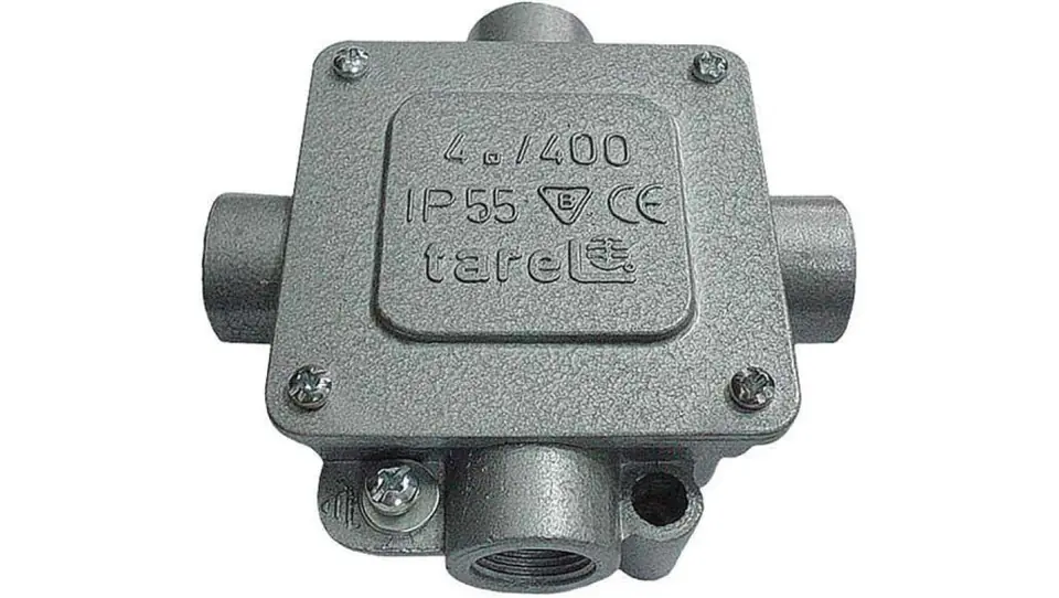 ⁨Metal tap box 5-lane 2,5mm2 3 inputs IP55 017⁩ at Wasserman.eu