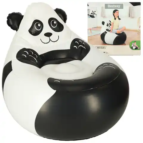 ⁨BESTWAY 75116 Fotel dmuchany puf panda 70kg⁩ w sklepie Wasserman.eu