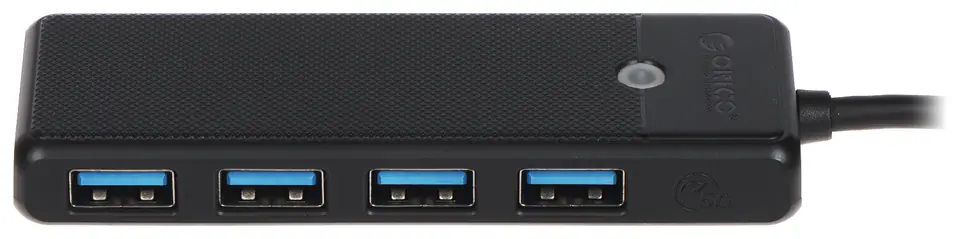 ⁨HUB Orico PAPW4A-U3-015-BK-EP USB-A / 4x USB-A 3.0⁩ at Wasserman.eu