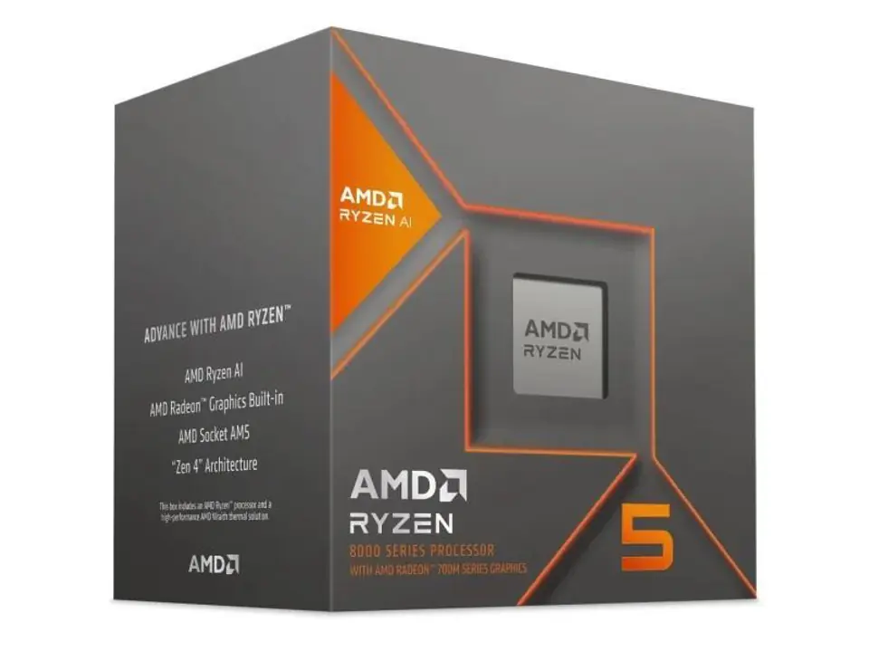 ⁨Procesor AMD Ryzen 5 8500G (16M Cache, up to 5.0 GHz)⁩ w sklepie Wasserman.eu