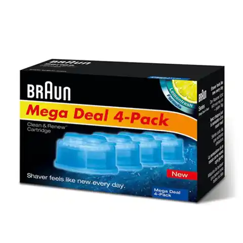 ⁨Braun | Refills 4 Pack | Clean and Renew CCR4 3+1⁩ at Wasserman.eu