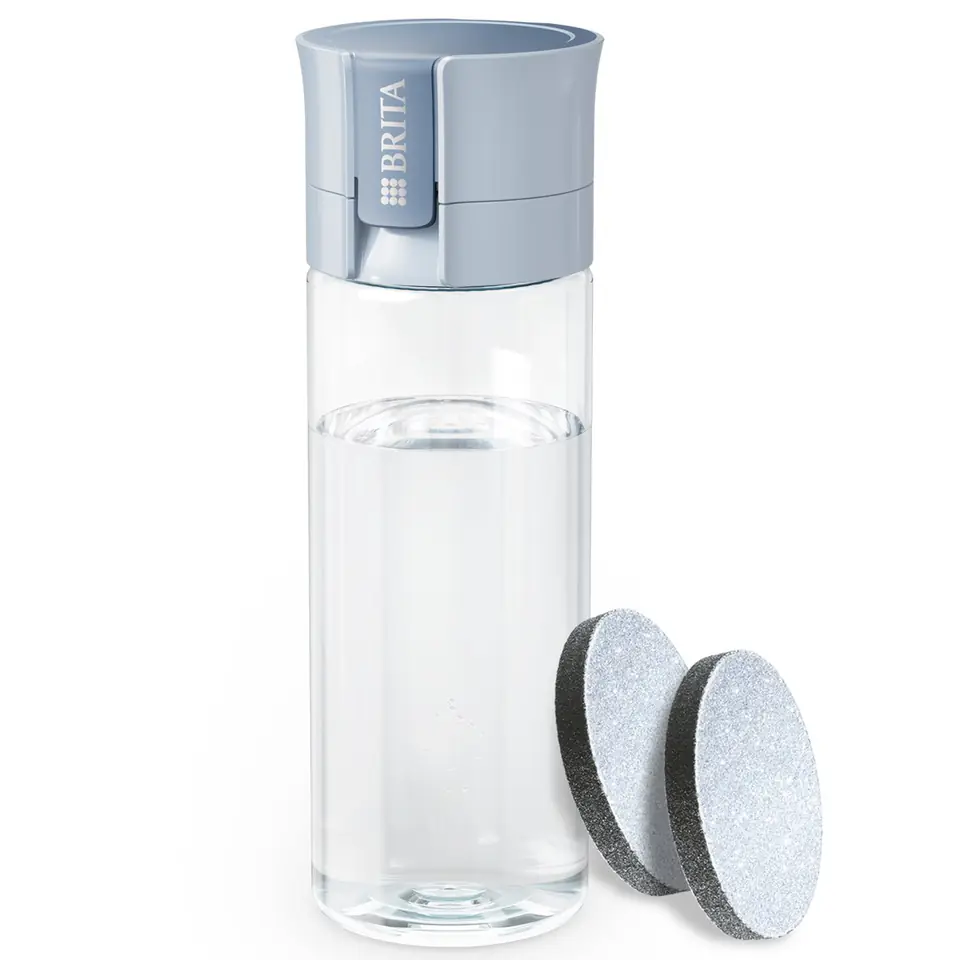 ⁨Brita Vital blue 2-disc filter bottle⁩ at Wasserman.eu