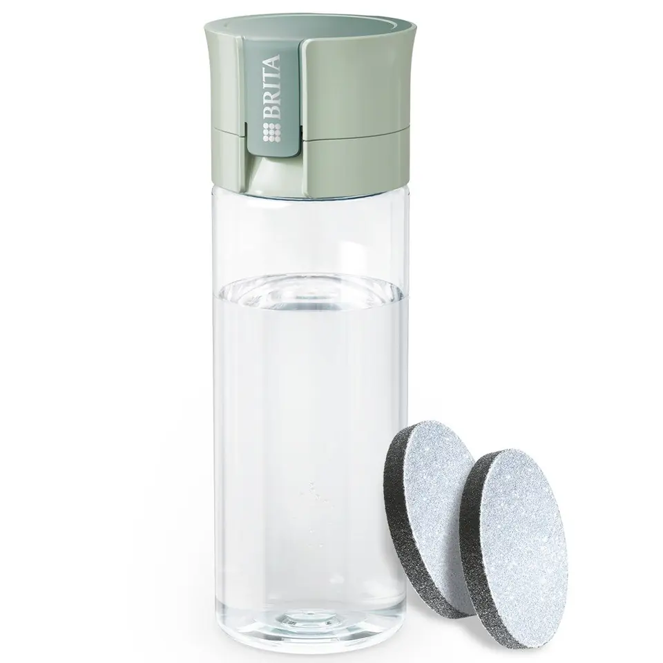 ⁨Brita Vital green 2-disc filter bottle⁩ at Wasserman.eu