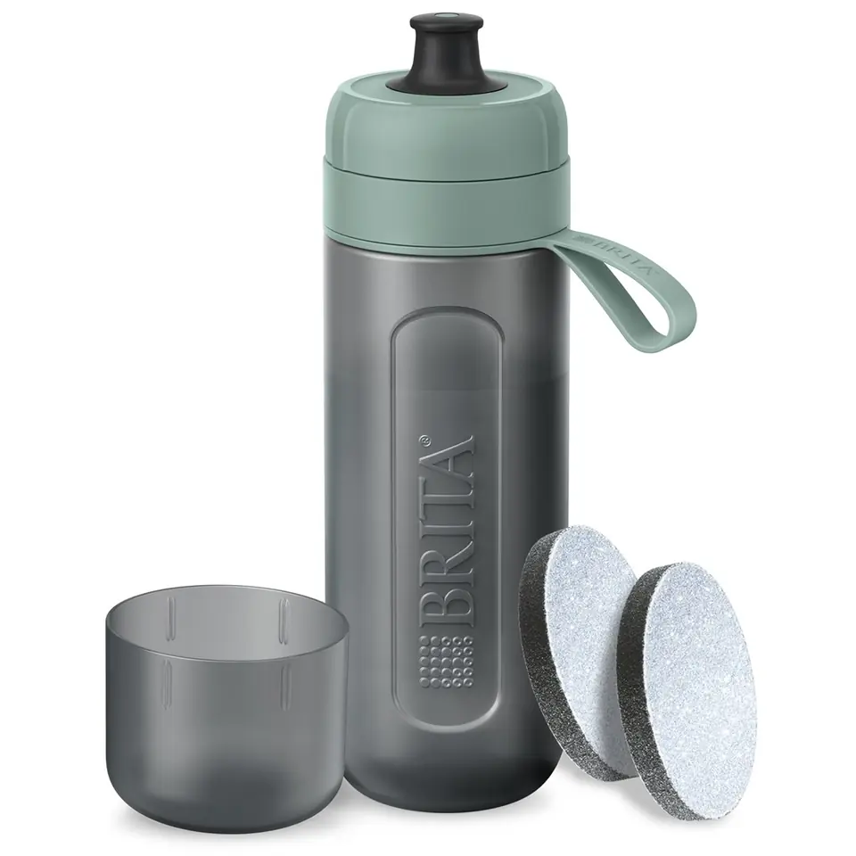 ⁨Brita Active green 2-disc filter bottle⁩ at Wasserman.eu