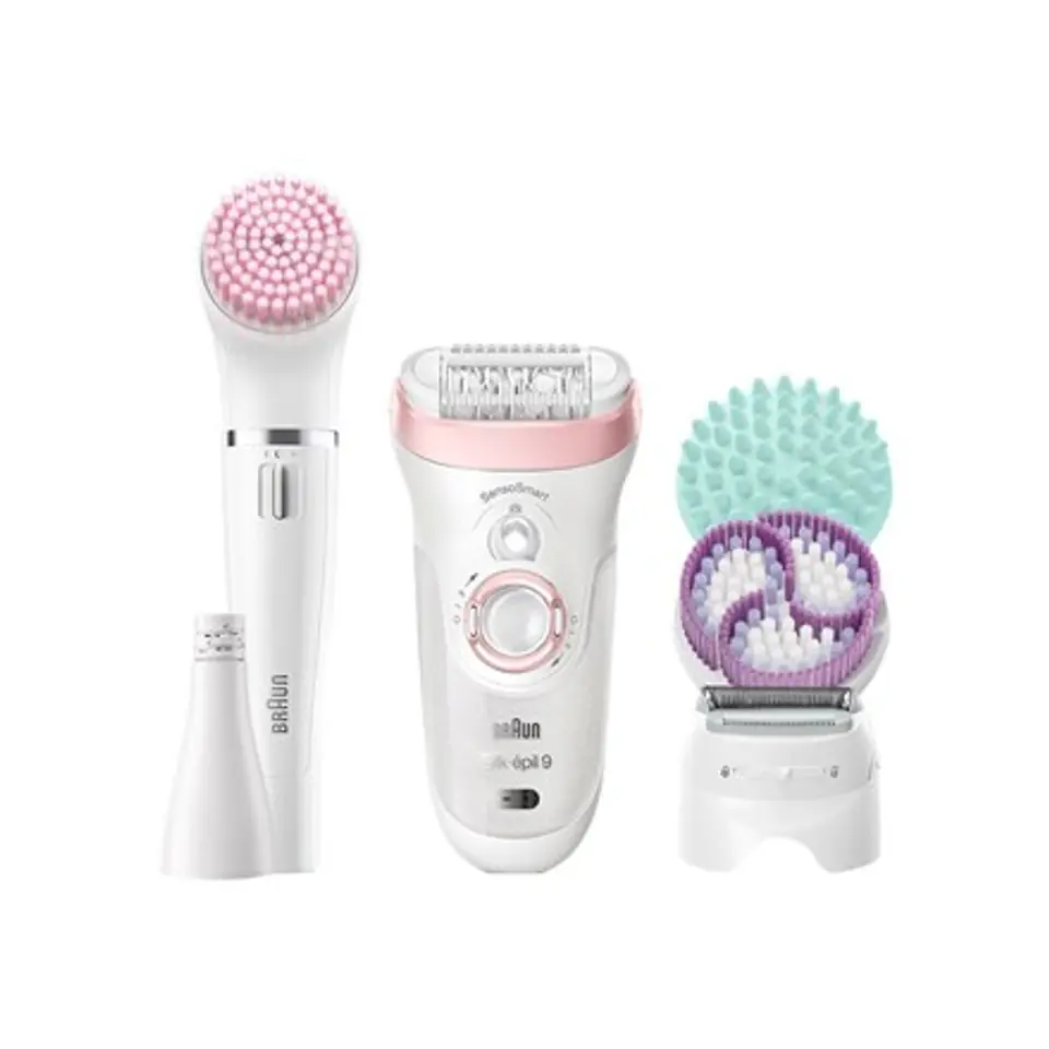 ⁨Braun Silk-épil 9 Silk-épil Beauty Set 9 9-985 Deluxe 7-in-1 Cordless Wet & Dry Hair Removal - Epilator, Shaver, Exfoliator, Cleansing Kit for Face & Body⁩ at Wasserman.eu