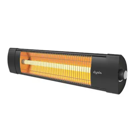 ⁨Simfer | Indoor Thermal Infrared Quartz Heater | Dysis HTR-7407 | Infrared | 2300 W | Number of power levels | Suitable for rooms up to  m3 | Suitable for rooms up to 23 m2 | Black | N/A⁩ at Wasserman.eu