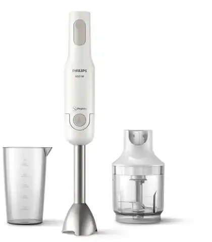 ⁨Philips | Daily Collection ProMix HR2535/00 | Hand Blender | 650 W | Number of speeds 1 | Chopper | White⁩ at Wasserman.eu