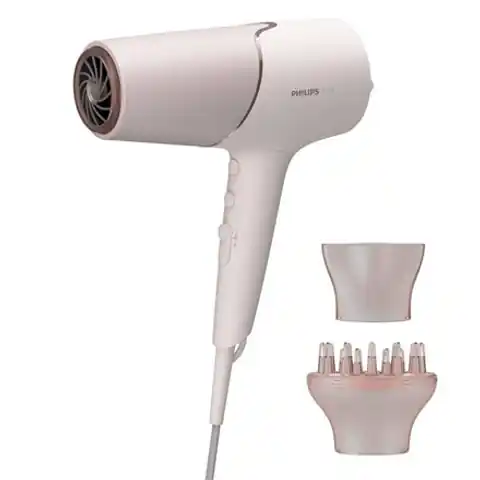 ⁨Philips Hair Dryer | BHD530/20 | 2300 W | Number of temperature settings 3 | Ionic function | Diffuser nozzle | Pink⁩ at Wasserman.eu