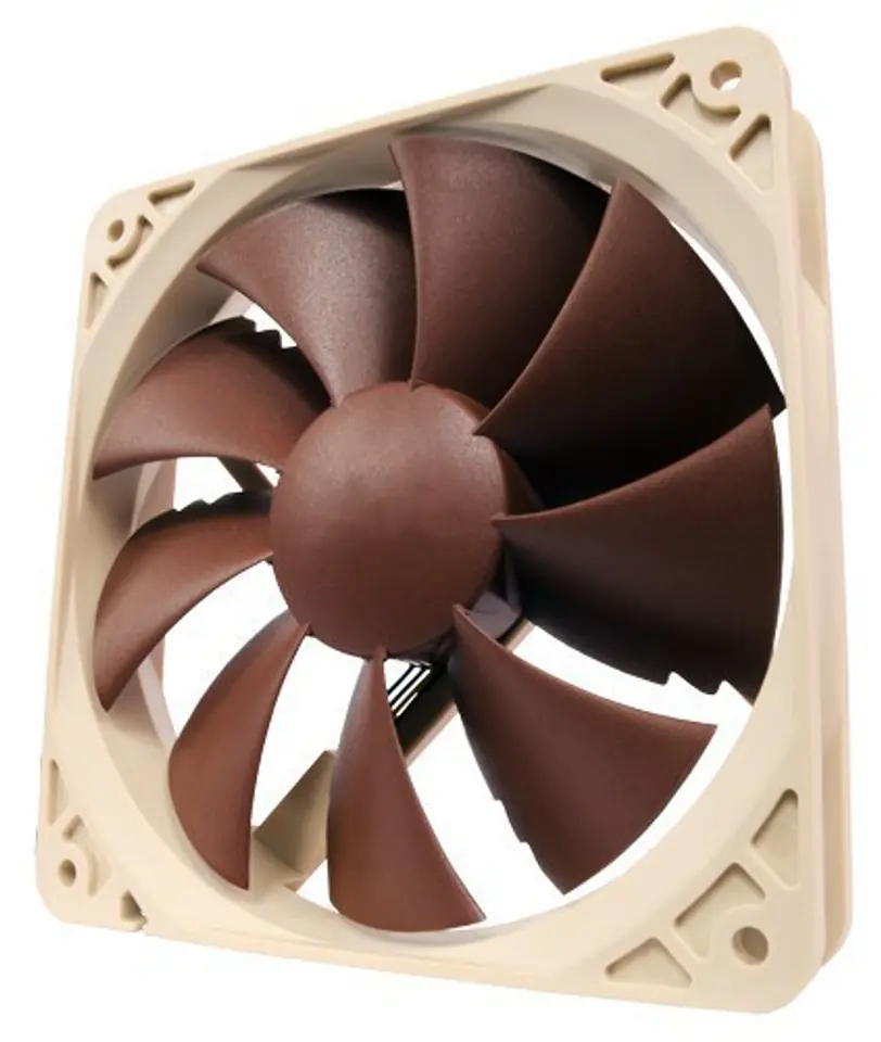 ⁨Noctua NF-P12 PWM computer cooling system Computer case Fan 12 cm Brown, White 1 pc(s)⁩ at Wasserman.eu