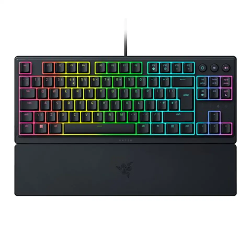 ⁨Razer | Ornata V3 Tenkeyless | RGB LED light | US | Wired | Black | Mechanical Gaming keyboard⁩ w sklepie Wasserman.eu