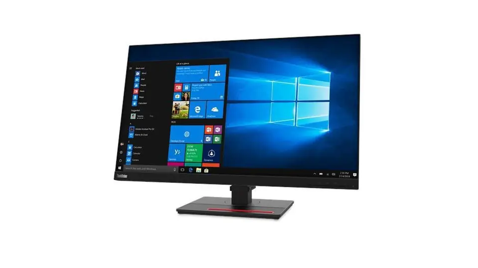 ⁨Lenovo ThinkVision T27q-20 68.6 cm (27") 2560 x 1440 pixels Quad HD LCD Black⁩ at Wasserman.eu