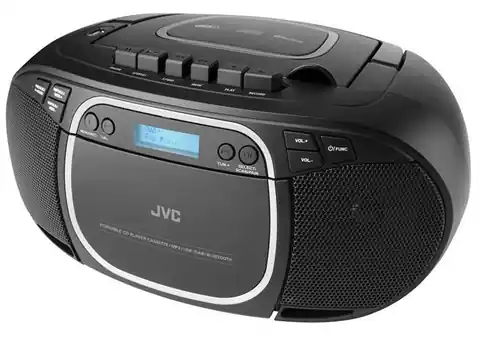 ⁨JVC RC-E561B-DAB CD player Portable CD player Black⁩ at Wasserman.eu