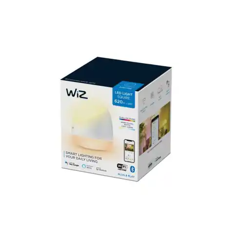 ⁨WiZ | Smart WiFi Squire Table Lamp | 9 W | 2200-6500 K⁩ w sklepie Wasserman.eu