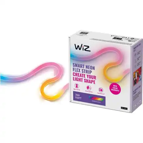 ⁨WiZ | Smart WiFi Neon Flex Lightstrip 3m Type-C | 24 W | RGB⁩ at Wasserman.eu