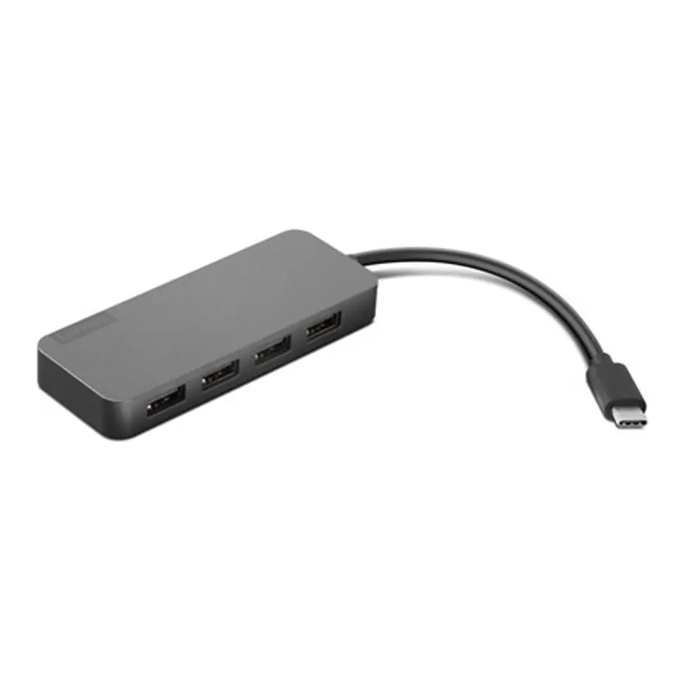 ⁨Lenovo USB-C to 4 Port USB-A Hub - hub⁩ at Wasserman.eu