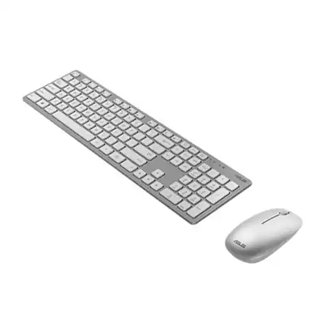 ⁨Asus | W5000 | Keyboard and Mouse Set | Wireless | Mouse included | RU | White | 460 g⁩ at Wasserman.eu
