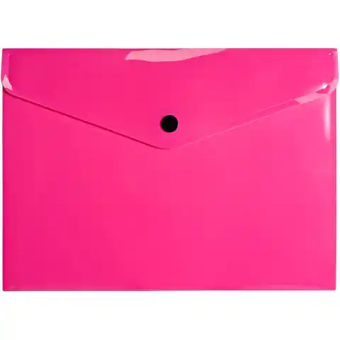 ⁨Teczka koperta A5 PP neon różowy TK-NEON-A5-01 BIURFOL⁩ w sklepie Wasserman.eu