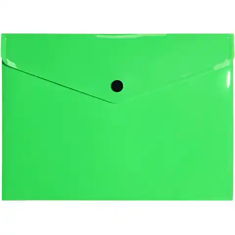 ⁨Teczka koperta A5 PP neon zielony TK-NEON-A5-03 BIURFOL⁩ w sklepie Wasserman.eu