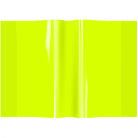 ⁨Okładka zeszytowa A4 pvc neon żółty (10) OZN-A4-02 BIURFOL⁩ w sklepie Wasserman.eu