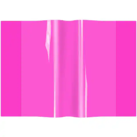 ⁨Okładka zeszytowa A5 pvc neon różowy (10) OZN-A5-01 BIURFOL⁩ w sklepie Wasserman.eu